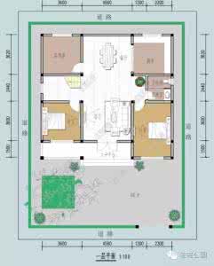 自建别墅预算 新农村自建别墅12x11米（全图 预算）