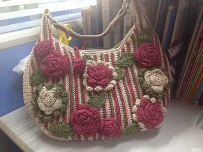 长形口金钩针编织包包 爱尔兰钩针编织图解 【包包教程】爱尔兰花形钩针包包,拼出绝美的风情