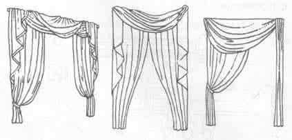 各种窗帘的样式 图解窗帘的6种悬挂样式