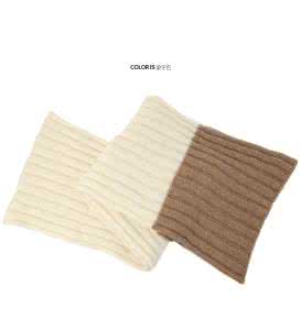 雅致配色 心仪单品----雅致的棒针配色长款裙式背心