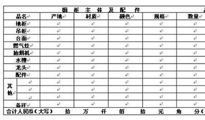 整体橱柜合同范本 昆明市消协提醒:定制整体橱柜要签合同