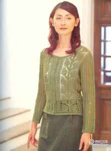 志田缕空花样图解 志田16-1夏天开衫（带图解）