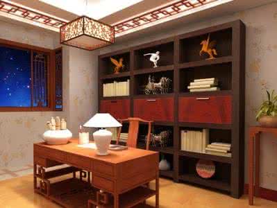 新中式书房装修效果图 新中式书房装修攻略