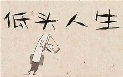 低头人生 人生何不低低头