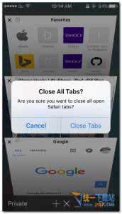 chrome关闭所有标签页 Safari怎么快速关闭所有标签页?