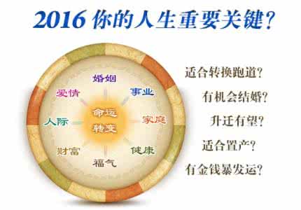 乙木人遇丙申年 2016丙申年哪些人要特别注意