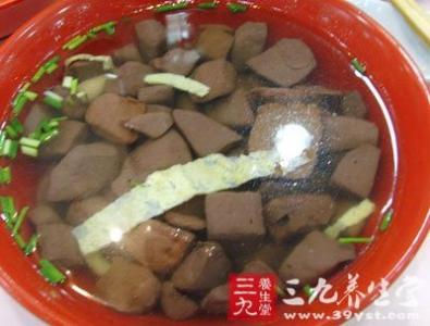 鸡鸭血汤 传统美食鸡鸭血汤