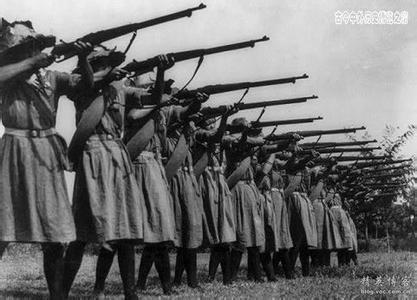 二战国民党女兵被俘后 国民党军队女兵真实的历史形象