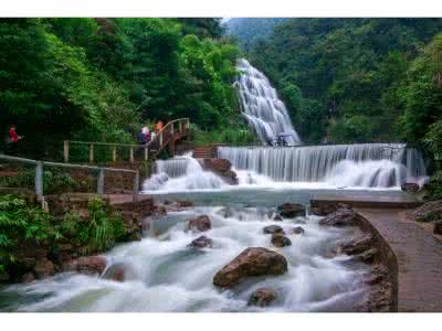 邻水大峡谷 邻水大峡谷的瀑布群