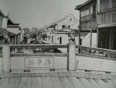 乌镇钢笔画 乌镇：钢笔画中的追寻与期待