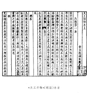 天工开物和农政全书 农政全书的作者是谁 天工开物的作者是谁