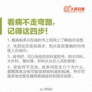 中医张志远看病怎么样 一张图告诉你看病须知！教你看病不走弯路！