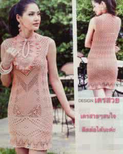 钩针钩美丽裙子图 【钩针】美丽裙裙