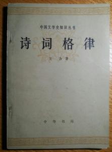 诗词格律简捷入门 中国诗词格律