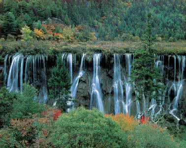 四川九寨 【图文】（四川）九寨胜景--诺日朗瀑布