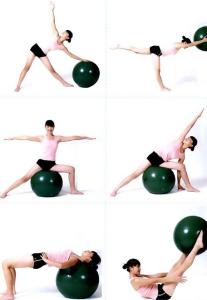 瑜伽球瘦身动作 四式瘦身瑜伽球动作 打造窈窕曲线