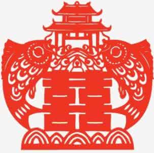 喜字窗花剪纸步骤图 鲤鱼喜字窗花剪纸与窗花图案