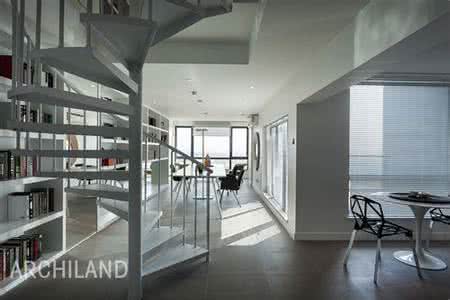 禅意简约庭院景观图片 90平米LOFT,现代简约 东方禅意,不得不赞!