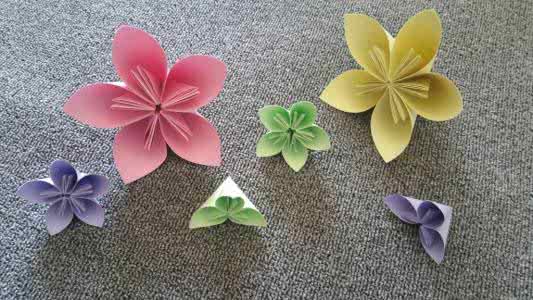 各种花折纸大全图解法 花折纸