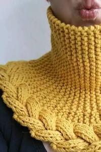 钩领子花边图案 钩一条与众不同的领子----再也不用买新衣了