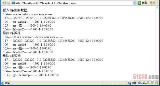 executenonquery executenonquery 4.3.4使用ExecuteNonQuery()函数操作数据_executenonquery