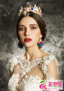 欧式宫廷复古发型 欧式复古新娘发型图片