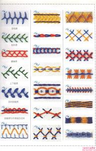 经典刺绣针法与花样 刺绣针法与组合