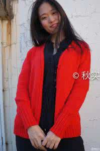 水云阁肥开衫 开衫  【爱妈】—暖阁（红色开衫～KPC试用线哦） 