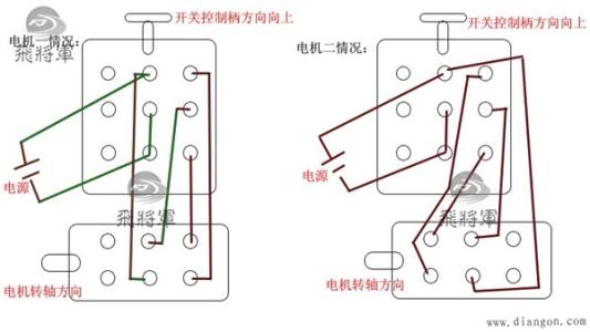 两相380v变220v接线图 倒顺开关接线图_两相倒顺开关接线图_220v倒顺开关接线原理图