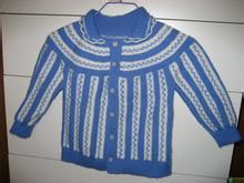 棒针开衫毛衣编织款式 棒针编织----双色长款开衫