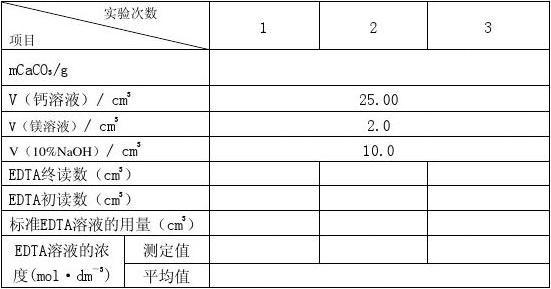 edta的配制与标定实验 EDTA标准溶液的配制与标定