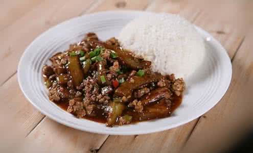 肉末烧茄子 肉末烧茄子盖饭