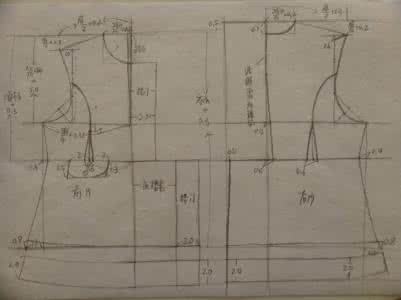 连袖大衣裁剪图 大衣 打底裤裁图裁图