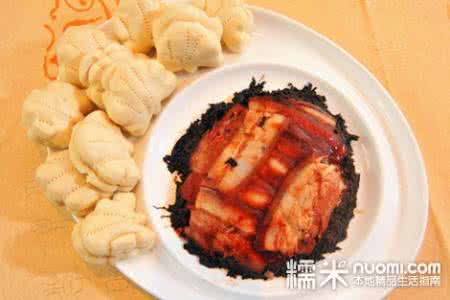 梅菜扣肉介绍 茶香梅菜扣肉(非油炸)的做法,绍酒,普洱茶,五花肉