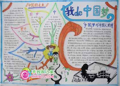 我的中国梦手抄报 中国梦是什么 中国梦手抄报