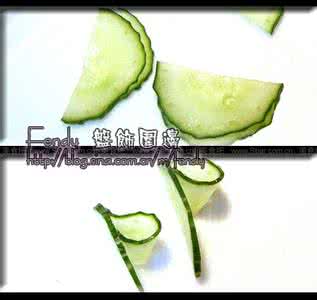 黄瓜盘饰切花图片大全 【盘饰】黄瓜的三种装饰方法