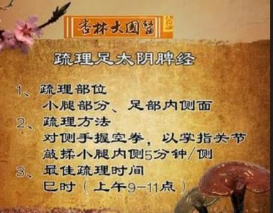 脾经堵塞 脾经功能起止穴位图片【堵塞点】