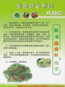 食品安全常识手抄报 食品安全常识