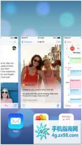 苹果的多任务管理界面 IOS7全新多任务管理界面