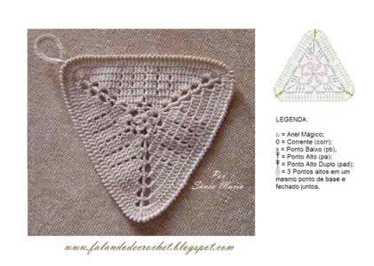 祖母方块钩针拼花花样 拼花 单元花