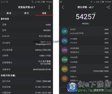 努比亚z11安兔兔跑分 努比亚z9安兔兔跑分 努比亚Z9性能怎么样？中兴nubia Z9安兔兔与鲁大师跑分成绩评测图解