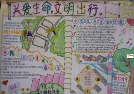 文明手抄报简单又漂亮 关于文明出行的手抄报