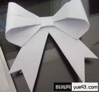 简单易学的折纸蝴蝶结 怎么用纸折蝴蝶结 怎么用纸折蝴蝶结 如何折纸简单折纸蝴蝶结折法