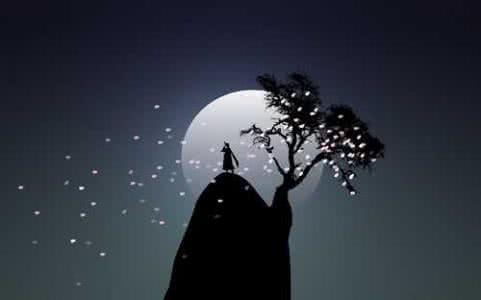 遥望夜空的明月 遥望明月,将思念聚结在千里之外【情感驿站】