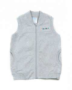 棒针编织马甲织法图解 【棒针】迷你---灰色超短马甲(喜爱)