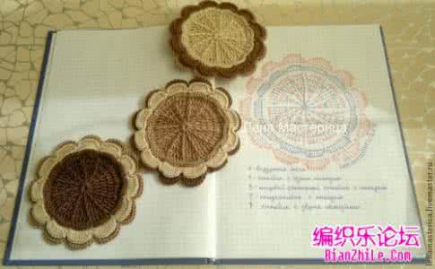 钩编杯垫 钩编小物----艾琳娜的杯垫