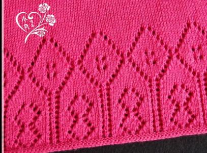 棒针底边 玫香 棒针底边花样