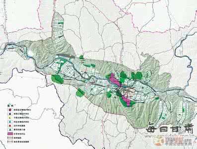 兰州城市规划图 兰州城市规划