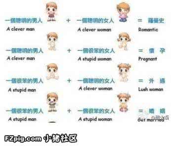 一个公式读懂天下英文 这样的爱情8大公式 你能读懂几个