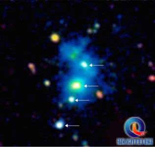 类星体 类星体 4个类星体罕见齐聚